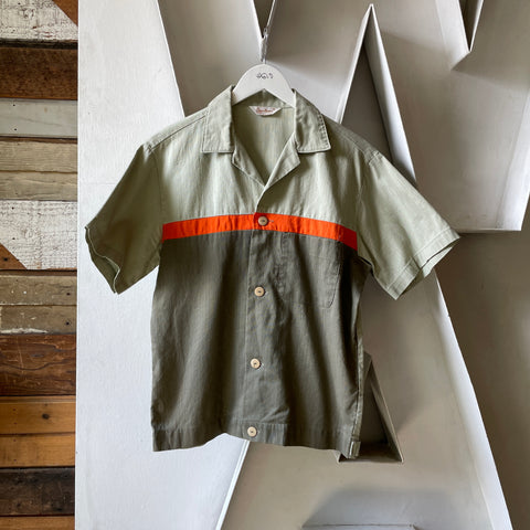 60’s Jantzen Color Blocked Work Shirt - Medium