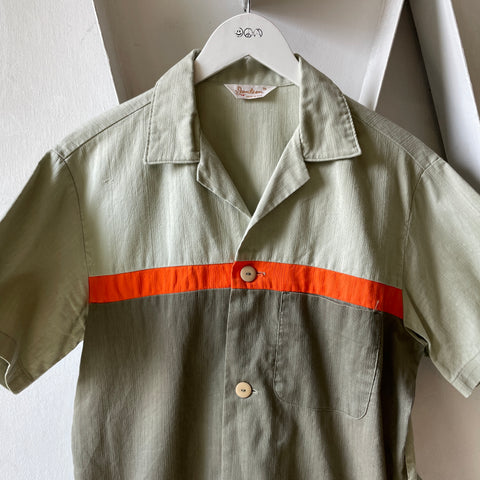 60’s Jantzen Color Blocked Work Shirt - Medium