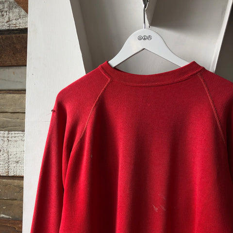 60's Sunfaded Raglan Sweatshirt - Large