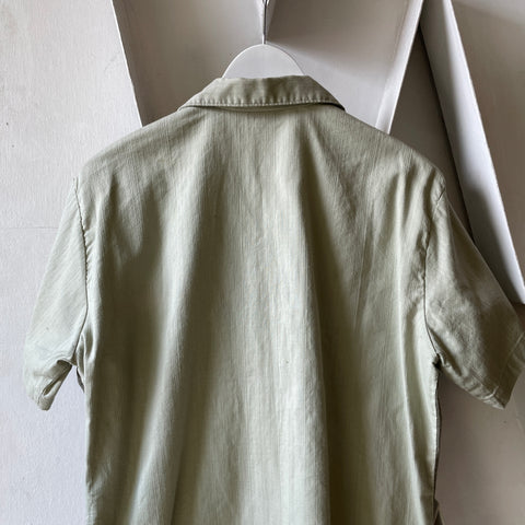 60’s Jantzen Color Blocked Work Shirt - Medium