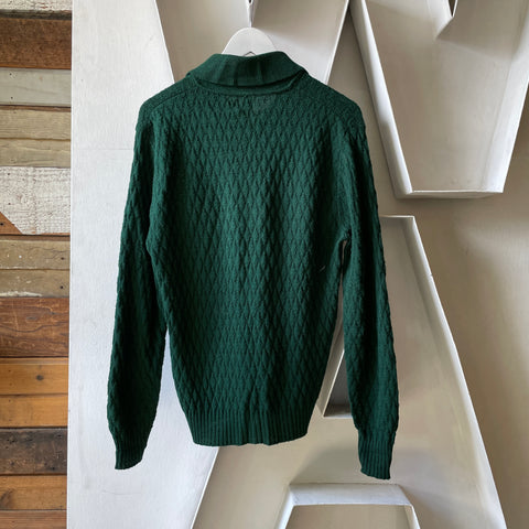 60’s Drummond Diamond Knit Sweater - Medium