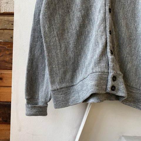 80’s Jantzen Grey Cardigan - Large