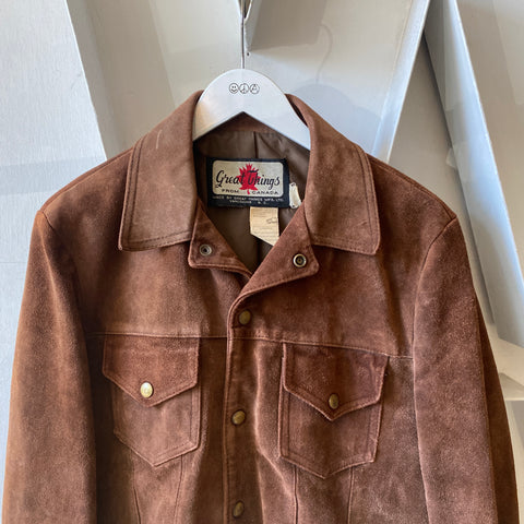 70's Suede Trucker - Large