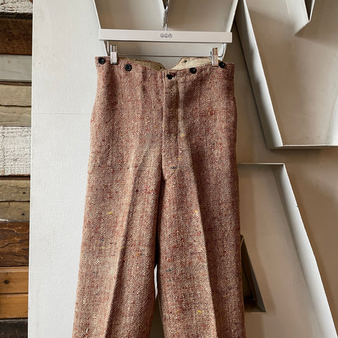 30’s Rough Weave Trousers - 32” x 29.5”
