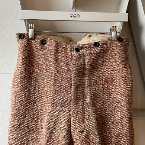 30’s Rough Weave Trousers - 32” x 29.5”