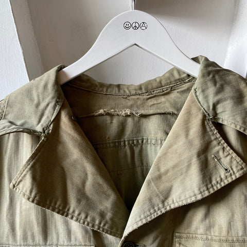 WW2 Military Modified HBT POW Jacket - Medium