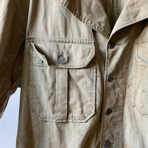 WW2 Military Modified HBT POW Jacket - Medium