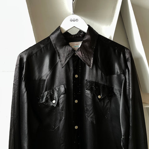 70’s Silk Western Shirt - XL