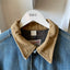 70’s Thrashed Lee Storm Rider Blanket Lined Denim Jacket - Large