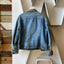 70’s Thrashed Lee Storm Rider Blanket Lined Denim Jacket - Large