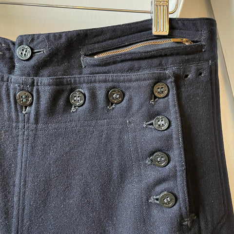 40’s USN Wool Utility Trousers - 33” x 32”