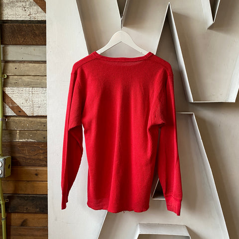 80’s Red Thermal Shirt - Large