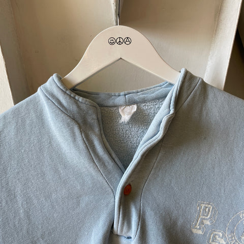 60’s Portland State College Short Sleeve Sweatshirt - Medium