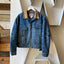 70’s Lee Storm Rider Blanket Lined Denim Jacket - Large