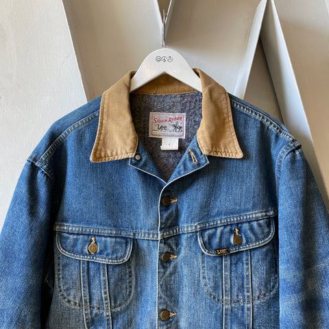 70’s Lee Storm Rider Blanket Lined Denim Jacket - Large