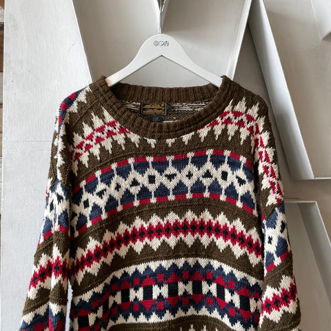 90’s Eddie Bauer Cotton Sweater - Large