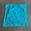 80's Teal Bandana - OS
