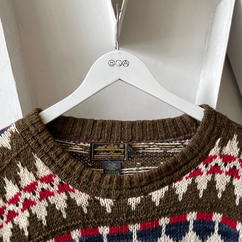 90’s Eddie Bauer Cotton Sweater - Large