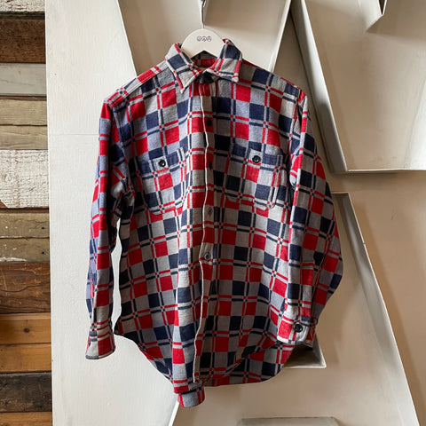 60’s Heavy Cotton Flannel Shirt - Large