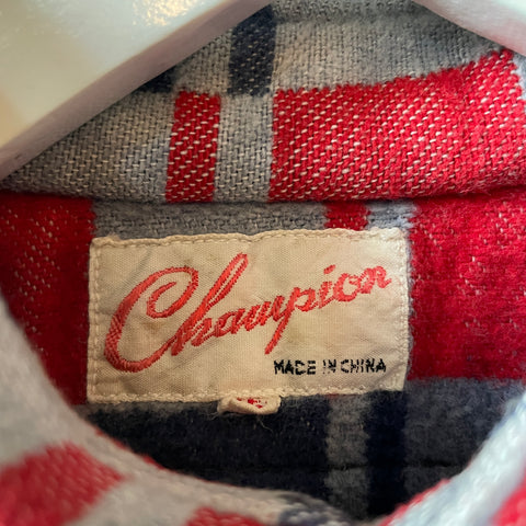60’s Heavy Cotton Flannel Shirt - Large