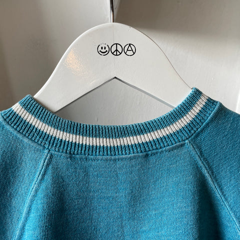 60’s Short Sleeve Ringer Sweatshirt - Small
