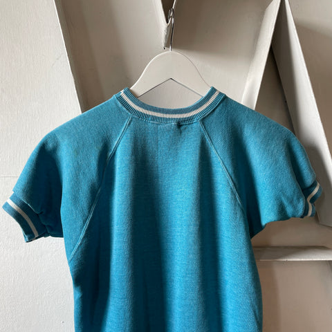 60’s Short Sleeve Ringer Sweatshirt - Small