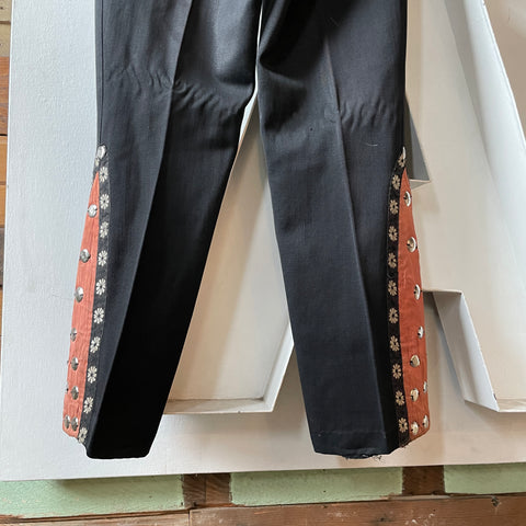 30’s Embellished & Flared Trousers - 34” x 30”