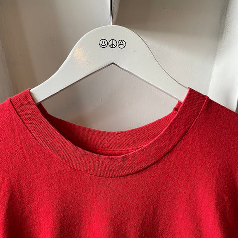 80’s Blank Pocket Tee - XL