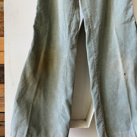 70's Double Zip Flares - 26” x 32”