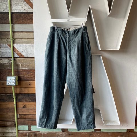 70’s Wool Euro Military Pants - 30” x 30”