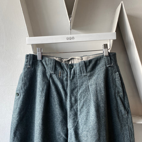 70’s Wool Euro Military Pants - 30” x 30”