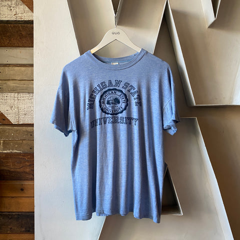 70's Champion Blue Bar Tee - XL