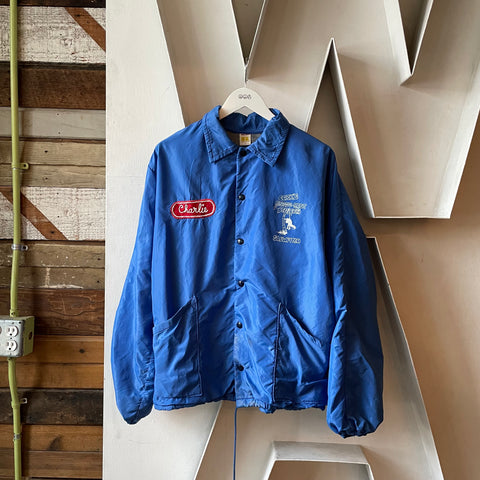 70’s Shady Rest Nylon Button-Up - XL