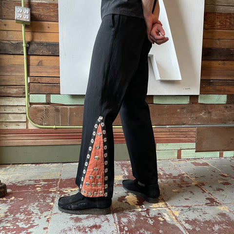 30’s Embellished & Flared Trousers - 34” x 30”