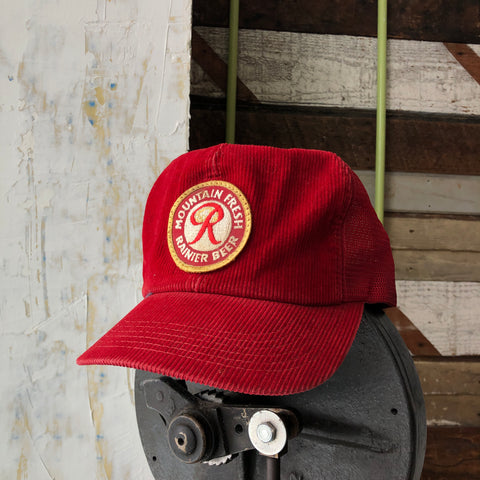 Old Rainier Corduroy Trucker Hat - OS