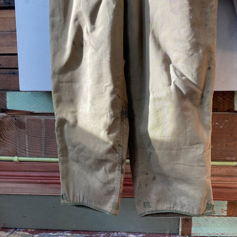 WW2 Wool Lined Bibs - Medium