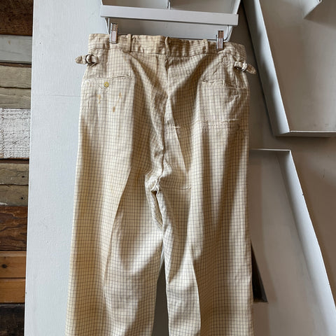 40’s Sun-Cool Side Tie Trousers - 33” x 31”
