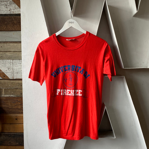 80's Firenze University Tee - Large