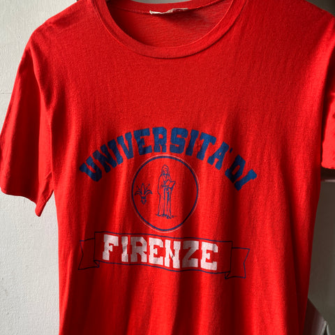 80's Firenze University Tee - Large