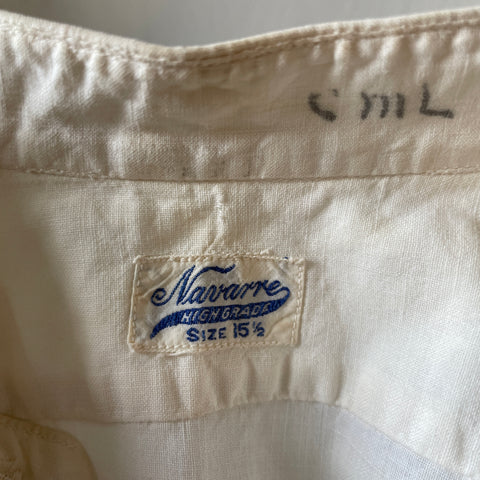 20’s Tuxedo Shirt - Medium