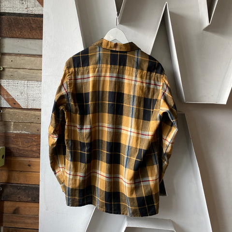 60’s Wool Blend Loop Collar Shirt - Medium