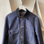 70’s Dark Denim Chore Coat - Large