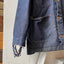 70’s Dark Denim Chore Coat - Large