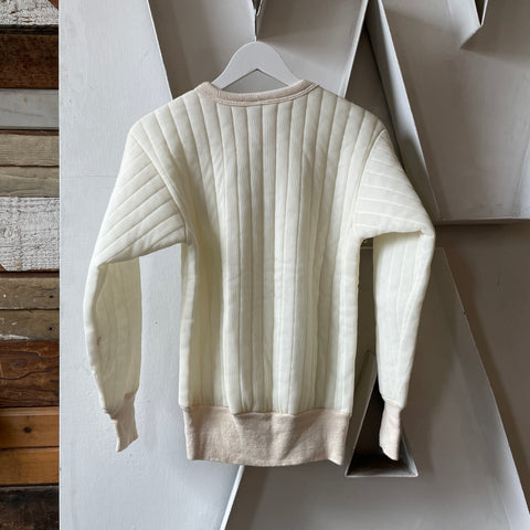 50’s Quilted Sweatshirt - Large