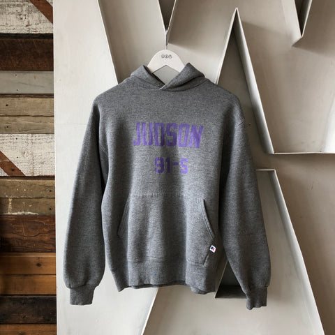 90's Russell Hooded Sweatshirt - Medium