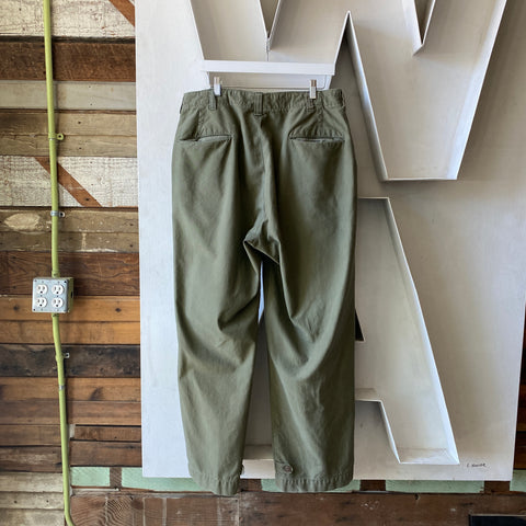 50's Adjustable Field Trousers - 34" - 36” x 31.5”