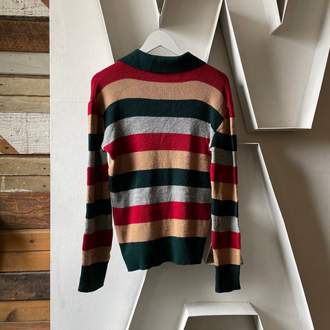 70’s Neiman Marcus Striped Knit Sweater - Small