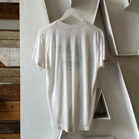 70’s Paper Thin Supreme Cream Tee - Medium
