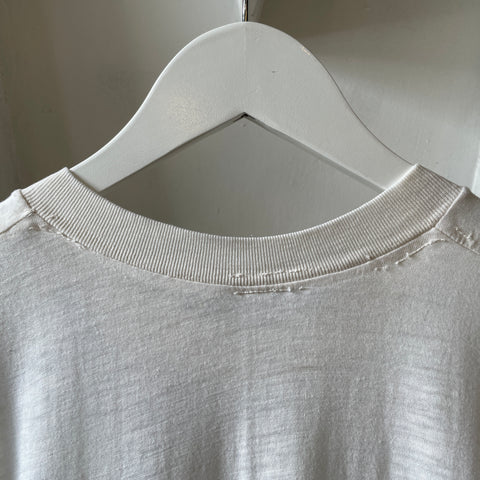 70’s Paper Thin Supreme Cream Tee - Medium