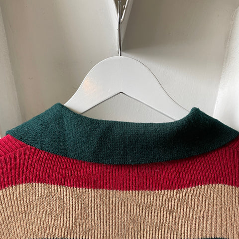 70’s Neiman Marcus Striped Knit Sweater - Small